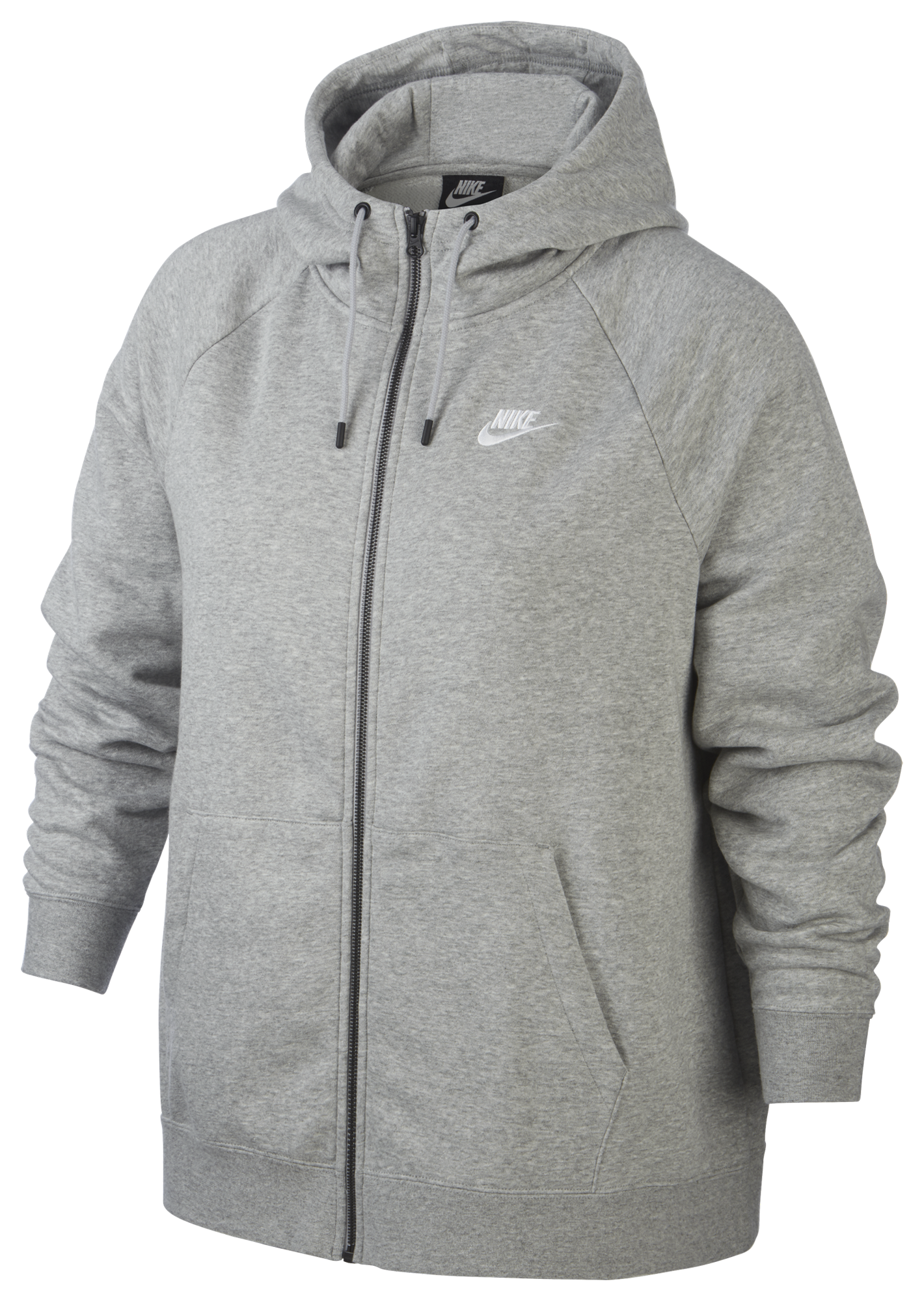 light gray nike zip up hoodie