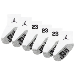 Boys' Toddler - Jordan 6 Pack Sock - White/Black