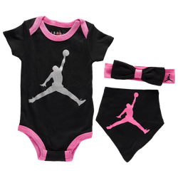 Girls' Infant - Jordan 3 Piece Box Set - Black/White