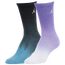 Jordan Ombre Dip Dye 2 pack Crew Socks - Boys' Grade School Blue/White