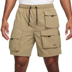 Men's - Nike Tech Woven Cargo Short - Parachute Beige/Black
