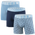 Jordan Monogram 23 3 Pack Boxer Briefs - Men's Navy/Blue