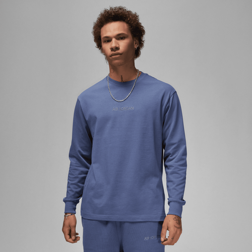 MENS - Jordan Long Sleeve T-Shirt - Blue/White