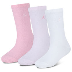 Girls' Grade School - Jordan Super Soft Cozy 3-Pack Socks - Pink/Pink