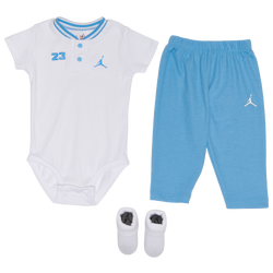 Boys' Infant - Jordan Henley 3 Piece Jersey Box Set - White/Carolina Blue