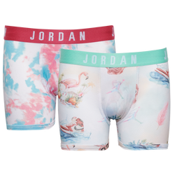 Boys' Grade School - Jordan Poolside Underwear 2 Pack - Teal/Pink