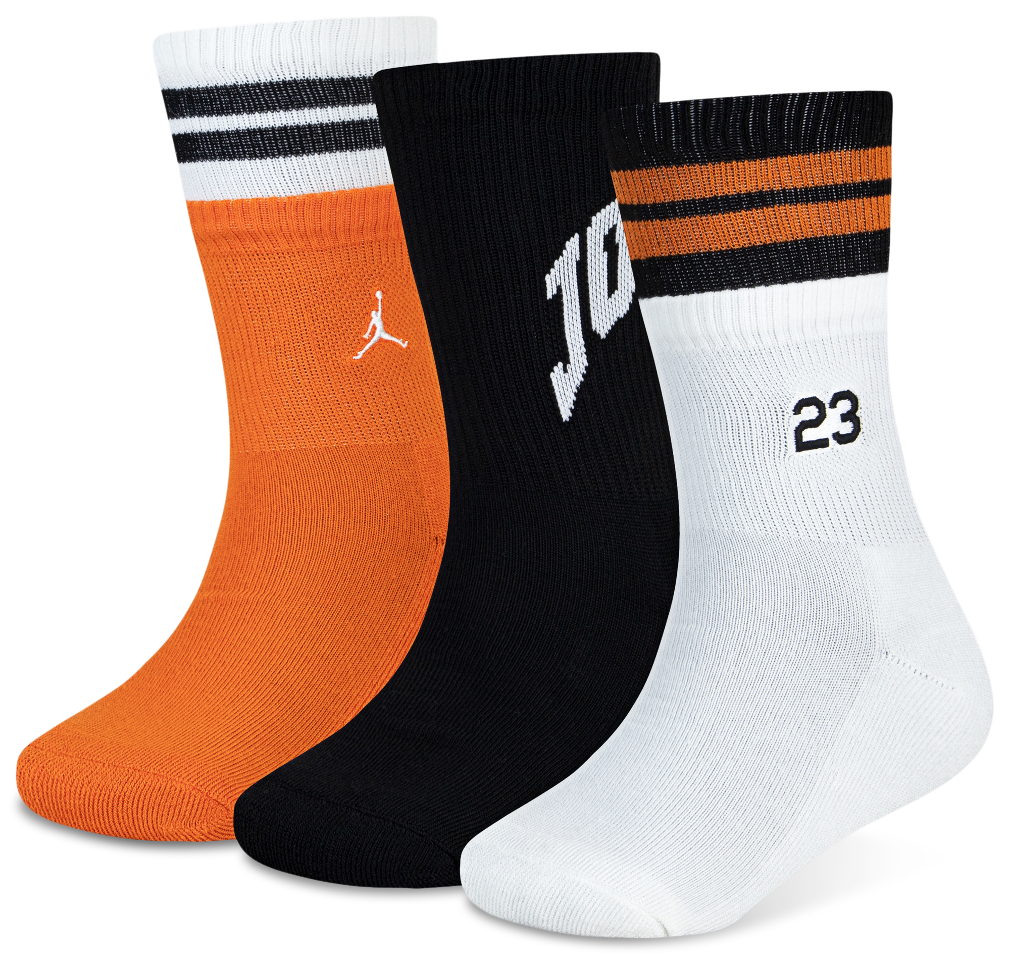 Jordan MJ MVP Crew Socks 3 Pack - Girls' Grade School