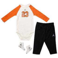 Boys' Infant - Jordan MVP 3 Piece Box Set - Orange/Black/White