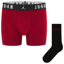 Boys' Grade School - Jordan Sock and Boxer Brief Set - Red/Black