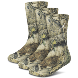 Boys' Grade School - Jordan Realtree Printed Single Crew Socks - Brown/Tan
