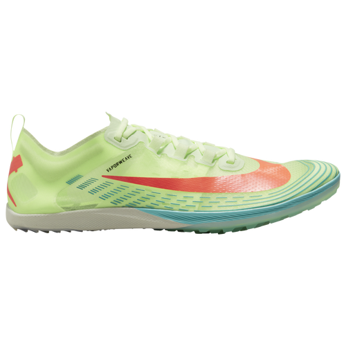 Nike Zoom Victory Waffle 5 - Men's Track Flats - Barely Volt / Hyper Orange / Turquiose - AJ0846-701