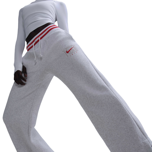 Nike NSW Phoenix Fleece High Rise GX Wide Pants - Nike Birch Heather
