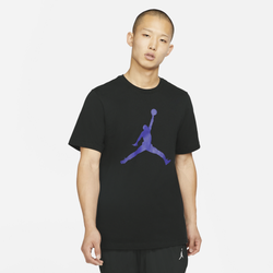 Men's - Jordan Jumpman Crew T-Shirt - Black/Germain Blue