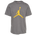 Jordan Jumpman Crew T-Shirt - Men's Carbon Heather/Tour Yellow