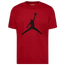 Jordan Jumpman Crew T-Shirt - Men's Gym Red/Black