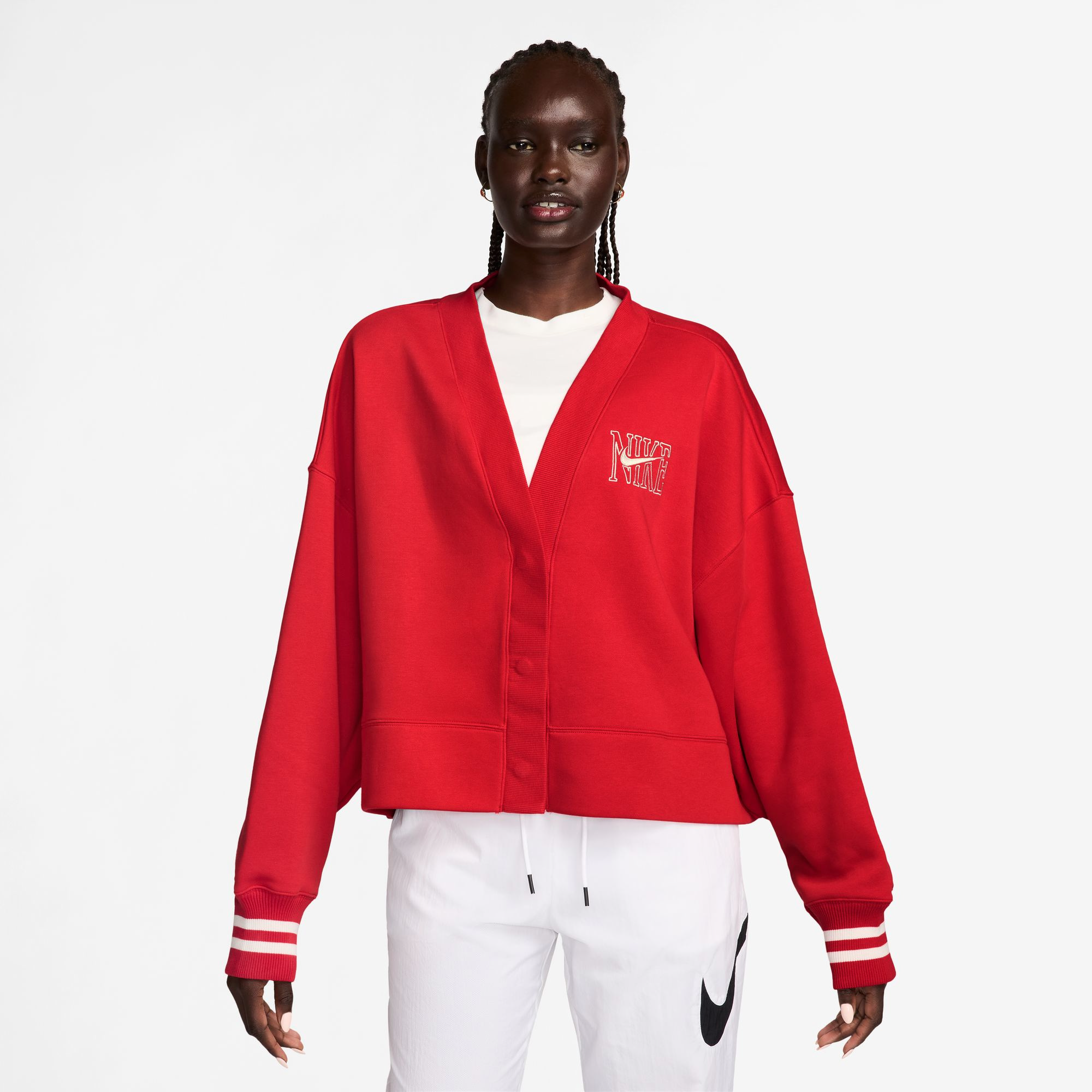 Nike NSW Phoenix Fleece OOS Graphic Cardigan | Foot Locker