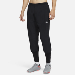 Men's - Nike FC Woven Cuff Pants - Black/White/Silver