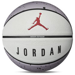 Men's - Jordan Playground 8 Panel 2.0 Basketball - White/Black/Cement Grey
