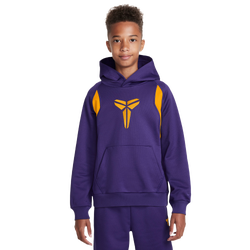 Boys' Grade School - Nike Kobe TF Fundamental Pullover Hoodie PD - Court Purple