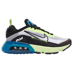 Boys' Grade School - Nike Air Max 2090 - White/Black/Volt