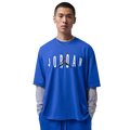 Jordan Chest Stretch OS Short Sleeve Crew - Jordan Royal/Black