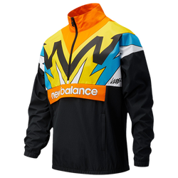 Men's - New Balance Kervin Anorak - Black/Multi