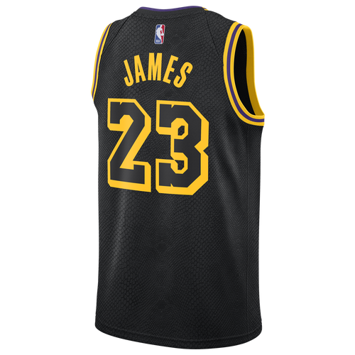 

Nike Mens Nike Lakers Swingman Jersey - Mens Black/Yellow Size S