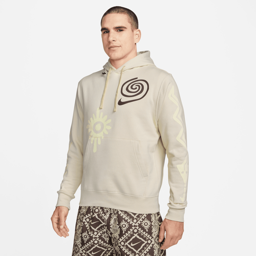

Nike Mens Nike Club Pullover Vibe Hoodie - Mens Brown/Lt Orewood Size S