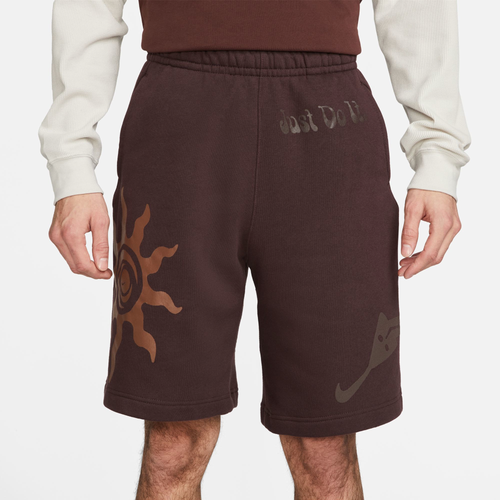 

Nike Mens Nike Club Vibe Shorts - Mens Brown/Brown Size M