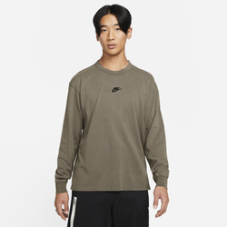 Men's - Nike Premium Long Sleeve T-Shirt - Ironstone/Black