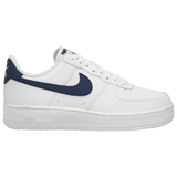White/Midnight Navy - Nike Af1 Low-wh/nv