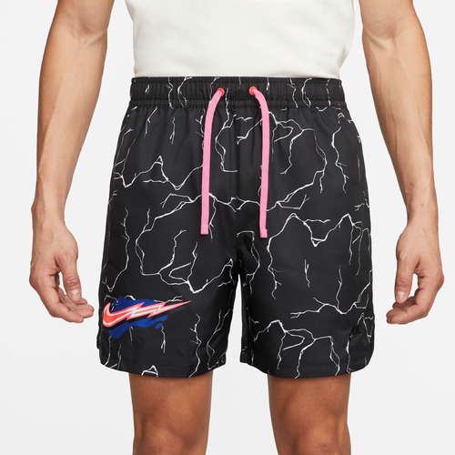 Black and outlet pink nike shorts