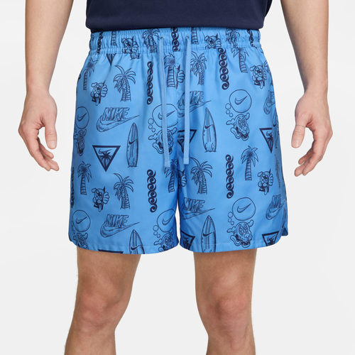 

Nike Mens Nike Woven Beach Flow Shorts - Mens Blue/Blue Size S