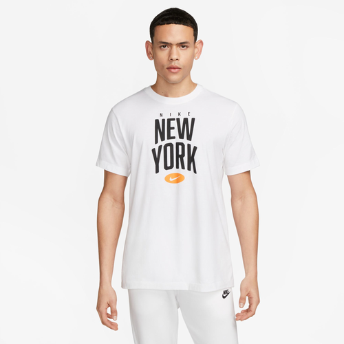 

Nike Mens Nike City T-Shirt - Mens White/Black Size M