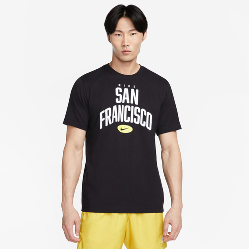 

Nike Mens Nike City T-Shirt - Mens Black/White Size XXL