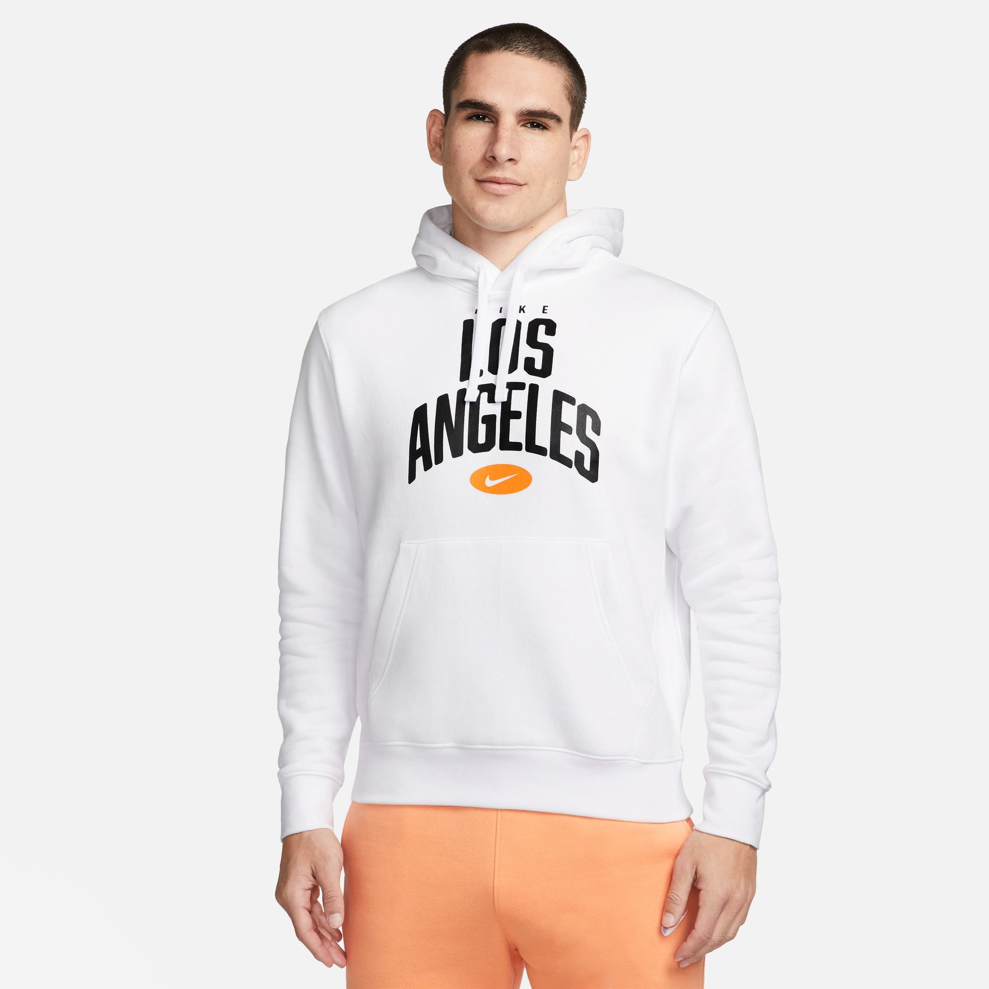 Amazon.com: NIKE Men's Nsw Club Crew, White/Black, X-Small