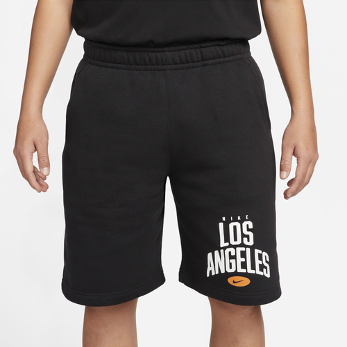 

Nike Mens Nike Club City Shorts - Mens Black/White Size L