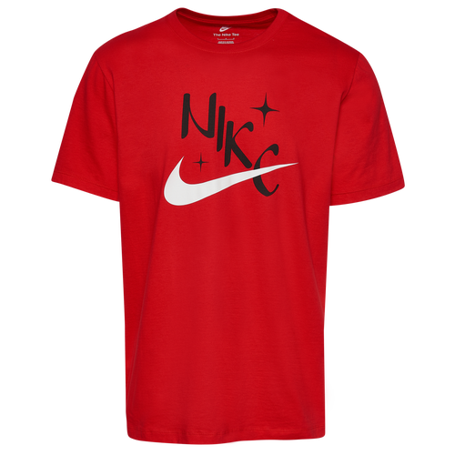

Nike Mens Nike SPC Wave T-Shirt - Mens Black/Red Size XL