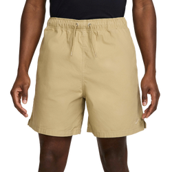 Men's - Nike Club Flow Wash Shorts - Parachute Beige/Parachute Beige