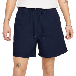 Men's - Nike Club Flow Wash Shorts - Obsidian/Obsidian