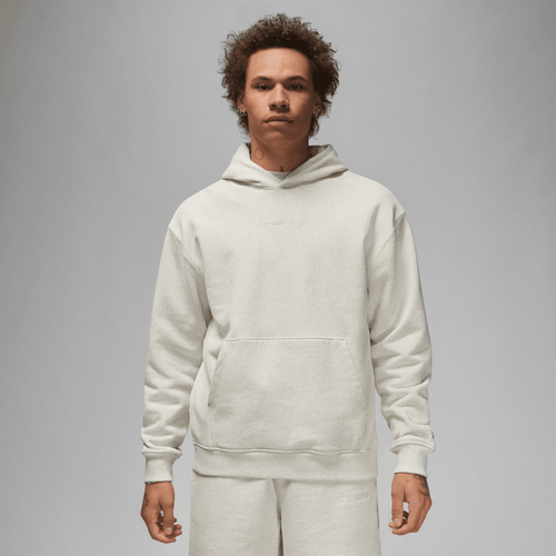 

Jordan Mens Jordan Fleece Hoodie - Mens White/Beige Size L