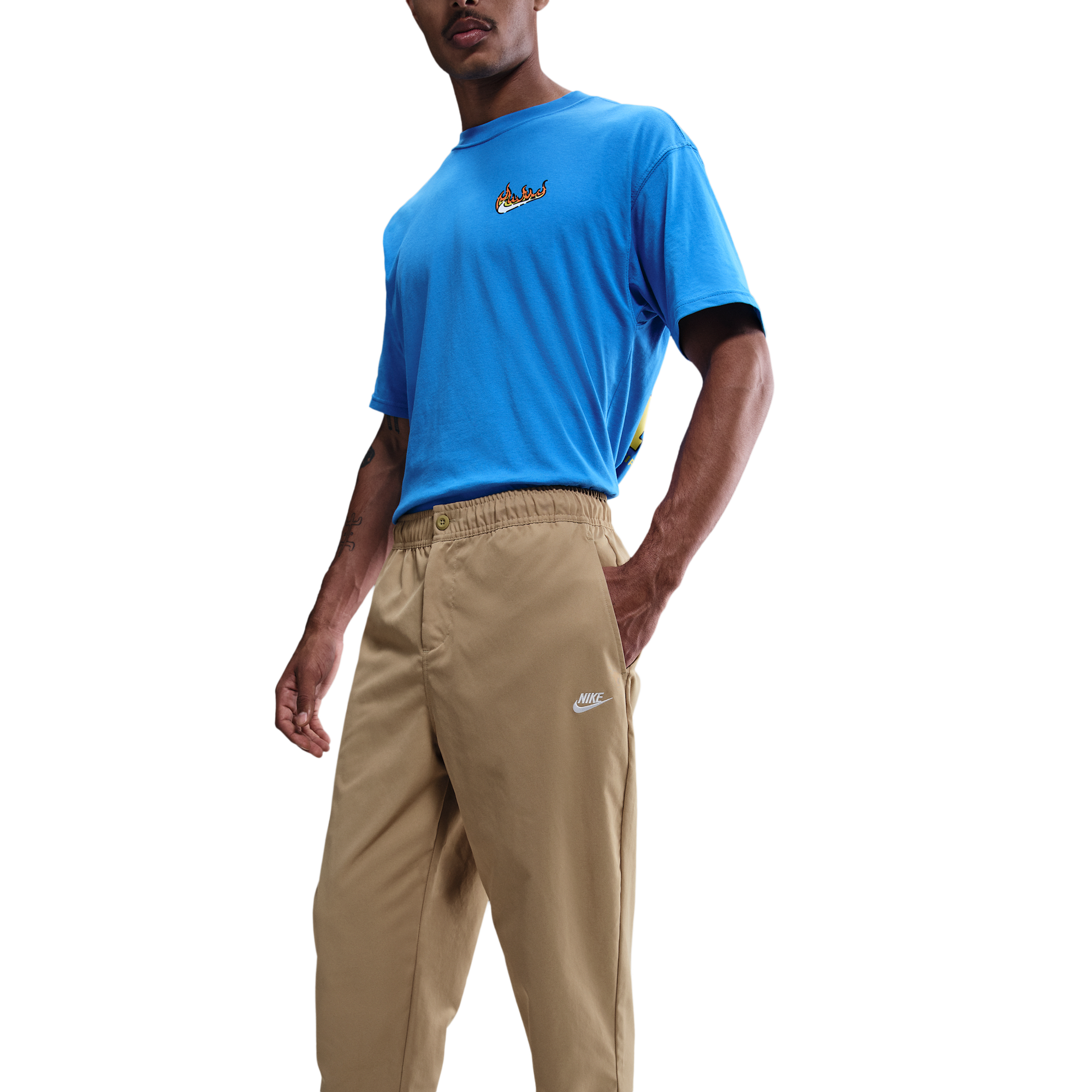 Nike Club Woven Tapered Pants - Men's | Foot Locker