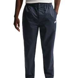 Men's - Nike Club Woven Tapered Pants - Obsidian/White