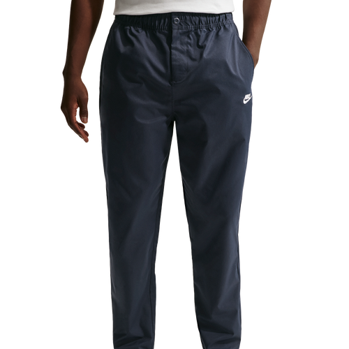 MENS - Nike Club Woven Tapered Pants - Obsidian/White