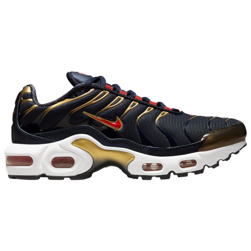 

Nike Boys Nike Air Max Plus OG - Boys' Grade School Running Shoes Navy/Red Size 04.0