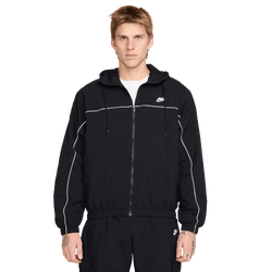 Men's - Nike Club Athlete Hooded Jacket - White/Black/White