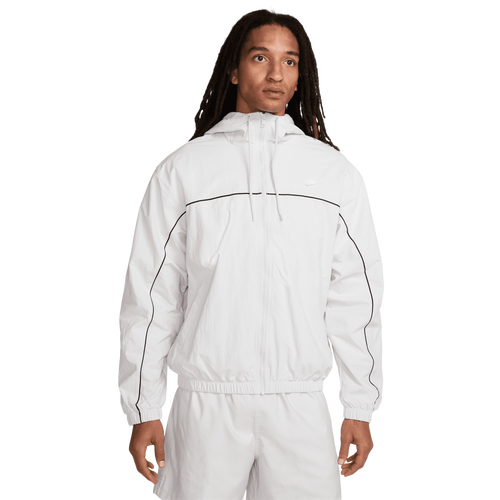  - Nike Club Athlete Hooded Jacket - White/Photon Dust