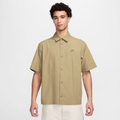 Nike Club Short Sleeve Button T-Shirt - Nike Parachute Beige