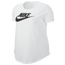 Nike Plus Size Essential Futura T-Shirt - Women's White/Black