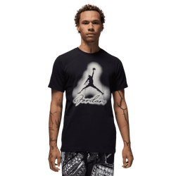 Men's - Jordan MVP Jumpman HBR Short Sleeve Crew - Black/Sail